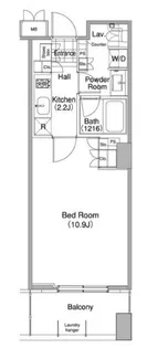 コンフォリア東池袋WEST【7階】の間取り