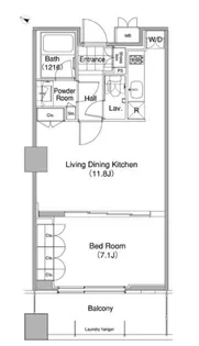 コンフォリア東池袋WEST【13階】の間取り