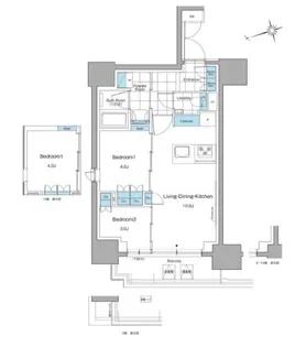 ルフォンプログレ本郷三丁目【10階】の間取り