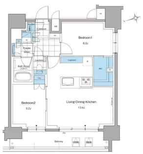 ルフォンプログレ本郷三丁目【11階】の間取り
