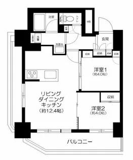 グローリオタワー巣鴨【18階】の間取り