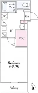 T’s Cuore浮間舟渡Ⅱ【3階】の間取り