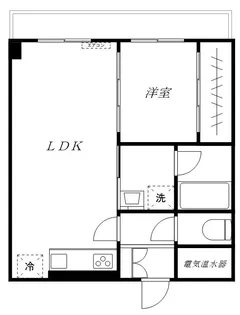 巣鴨陽光ハイツ【8階】の間取り