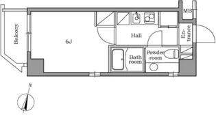 レジディア中村橋【4階】の間取り
