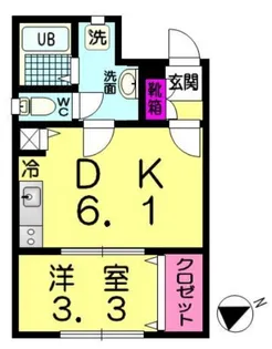 ブランシュール板橋【3階】の間取り