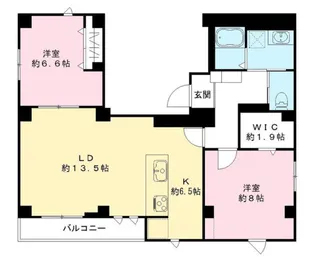 フラッツ平河町(東京ゼロエミッションハウス)【4階】の間取り