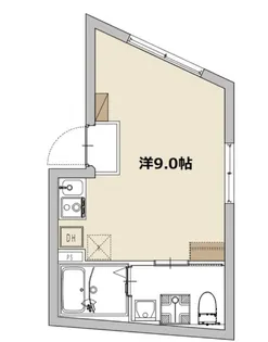 GRASPLUS上中里【4階】の間取り