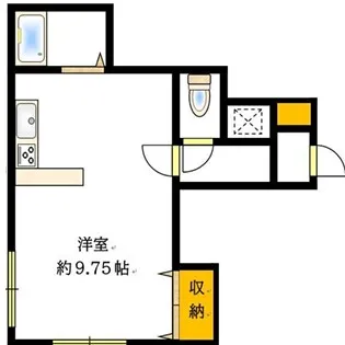 松本ハイツ【2階】の間取り
