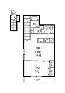 ミハス池袋【2階】の間取り