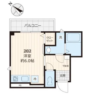 サンセベリア【2階】の間取り