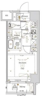 KNOTS大山【8階】の間取り