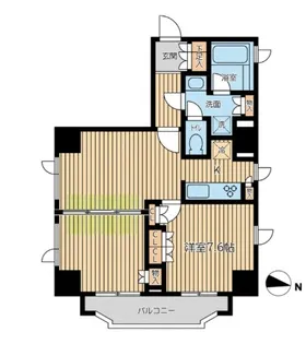 CITY SPIRE半蔵門(シティスパイア半蔵門)【12階】の間取り