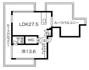 Beatitude【401 号室】の間取り
