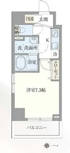 ライトテラス赤羽【6階】の間取り