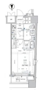 ベルシード新宿中落合【6階】の間取り