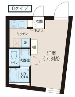レピュア落合南長崎駅前【1階】の間取り