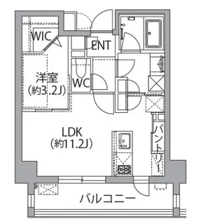 レスピール蓮根 【3階】の間取り