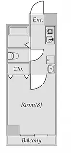 アルビオン田端【4階】の間取り