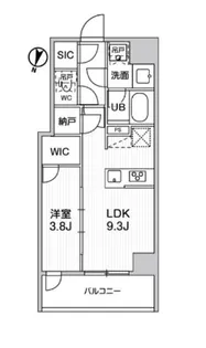 シーズンフラッツ新大塚 【3階】の間取り