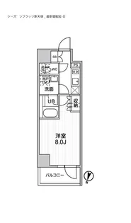シーズンフラッツ新大塚 【6階】の間取り