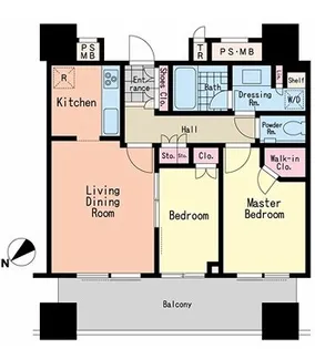 パークコート千代田富士見 ザ タワー【8階】の間取り