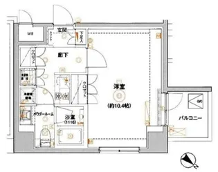 セジョリ板橋桜通り【5階】の間取り