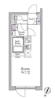 アトリオフラッツ西池袋【4階】の間取り