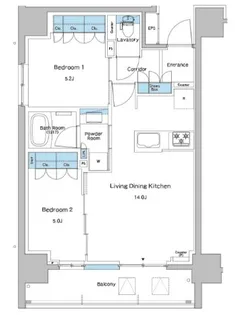 ルフォンプログレ志村坂上【3階】の間取り