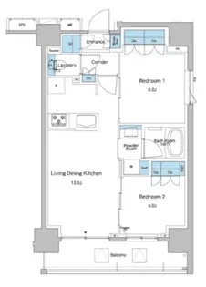 ルフォンプログレ志村坂上【3階】の間取り