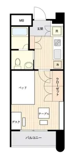 メゾン大塚【9階】の間取り
