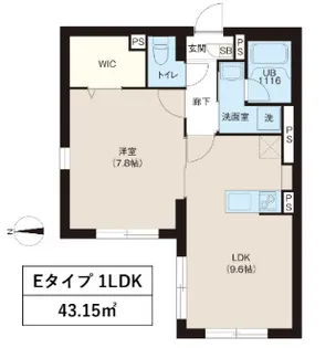 レピュア大山レジデンスⅡ【4階】の間取り