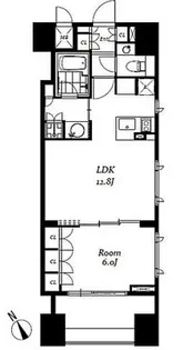 チェスターコート御茶ノ水【13階】の間取り
