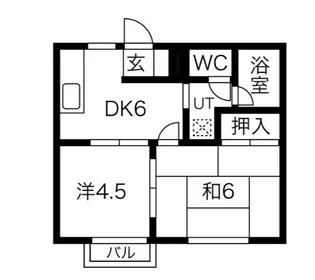 リバティーライフ徳丸【2階】の間取り