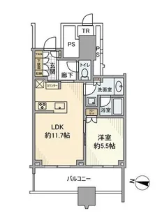 パークコート文京小石川ザタワー【23階】の間取り
