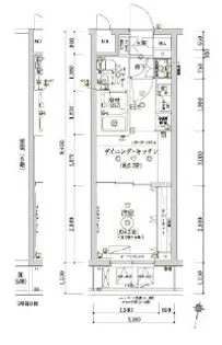ECREDE赤羽SOUTH【5階】の間取り