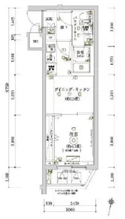 ECREDE赤羽SOUTH【2階】の間取り