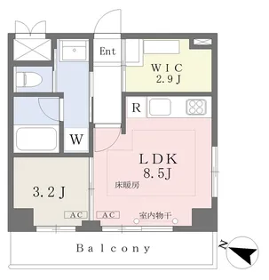 グリーンヒルズ南大塚【5階】の間取り