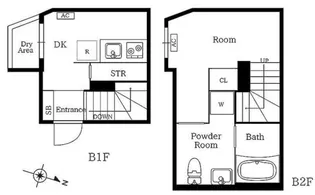 プレニーズ護国寺PREMIERの間取り