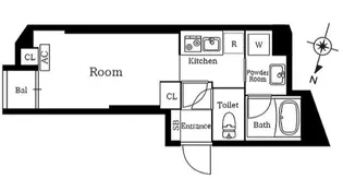 プレニーズ護国寺PREMIER【1階】の間取り