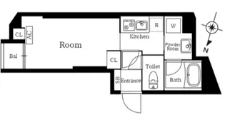 プレニーズ護国寺PREMIER【2階】の間取り