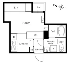 プレニーズ護国寺PREMIER【3階】の間取り