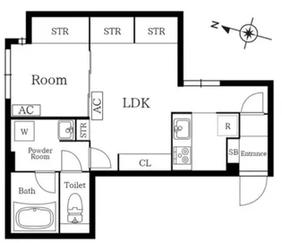 プレニーズ護国寺PREMIER【3階】の間取り