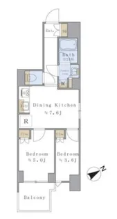 Brillia ist 駒込【3階】の間取り