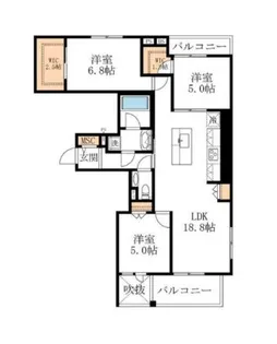 L’s Plus 豊玉南【4階】の間取り