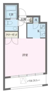 パークフロント西新宿【3階】の間取り