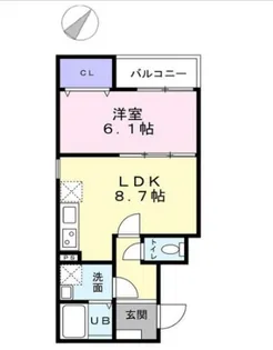 EIJU富士見台駅前【2階】の間取り