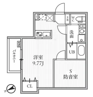 T’s Cuore MUSE落合南長崎【2階】の間取り
