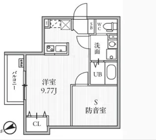 T’s Cuore MUSE落合南長崎【3階】の間取り