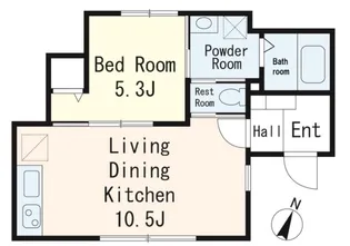 ピッコロ白山【1階】の間取り