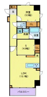 レーヴ半蔵門【3階】の間取り
